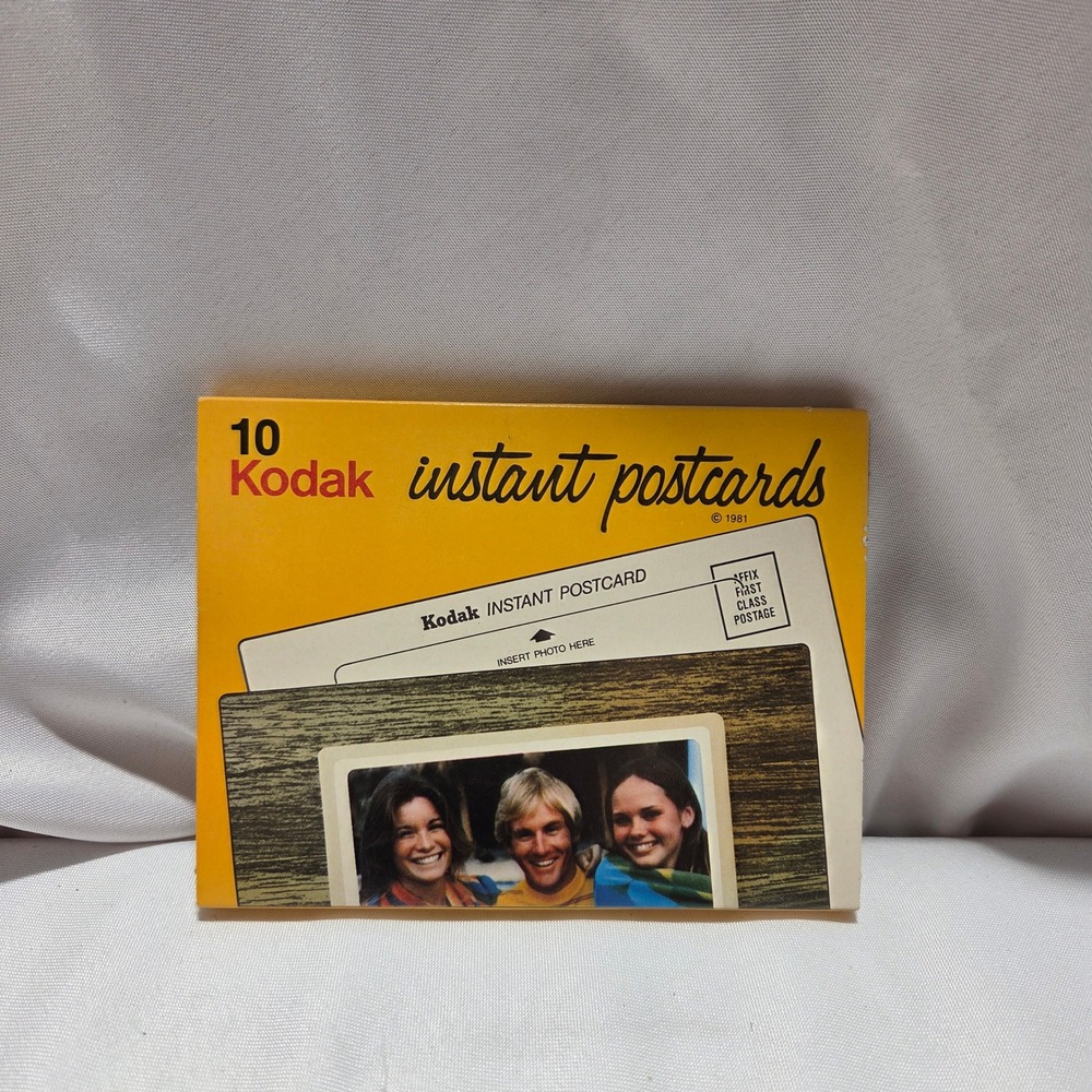 Vintage 1981 Kodak Instant Postcards 10 Pack Unused Retro Photography Ephemera